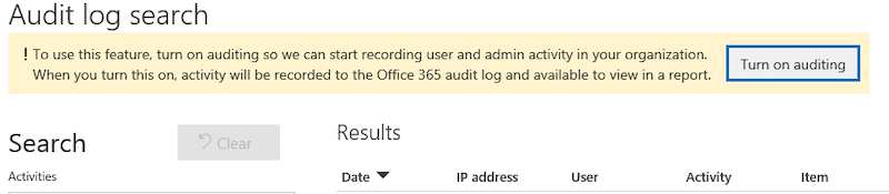 Trunc - Office 365 Start Logginge (Option II)